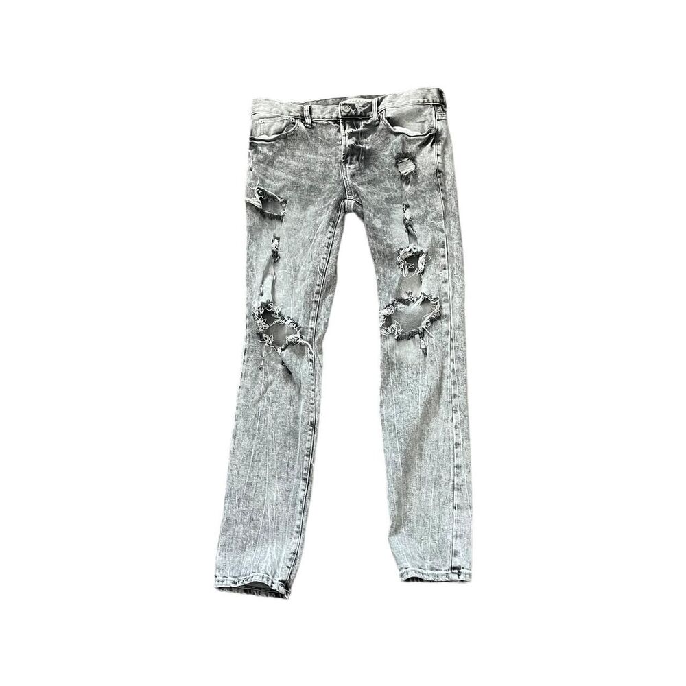 Pacsun Men's Grey and Blue Jeans